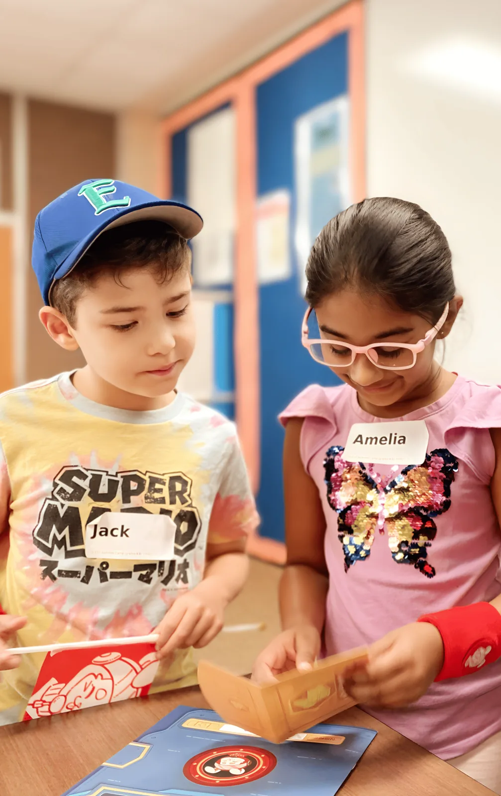 Students playing QUEST